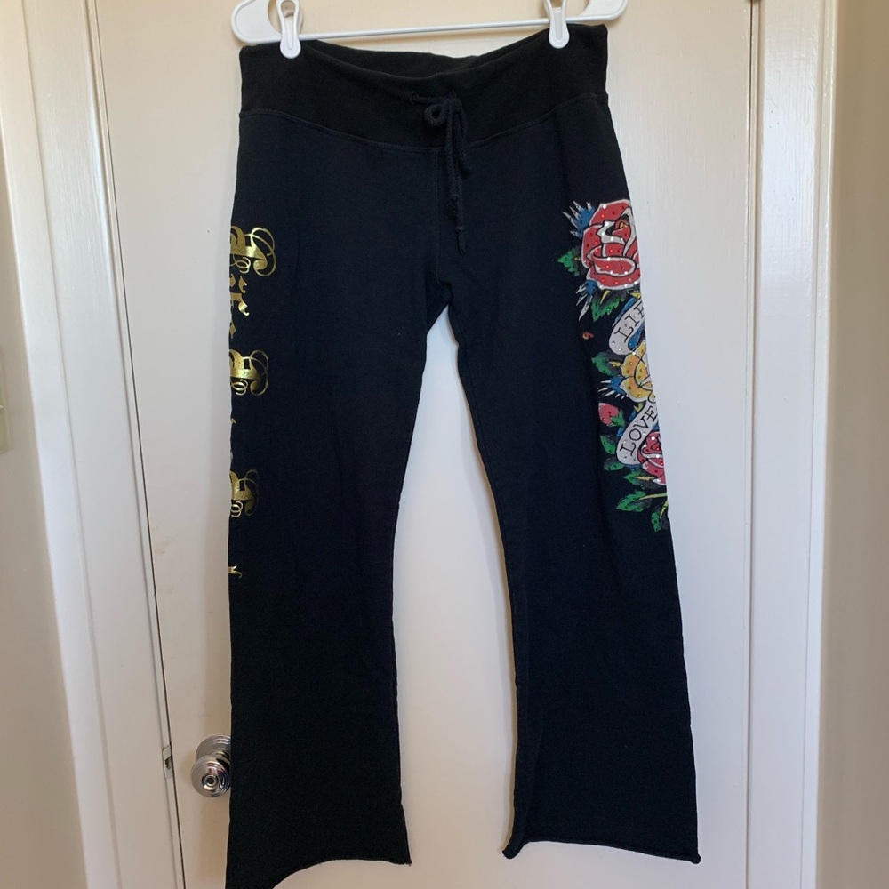 Ed Hardy “Live Love Luck” Sweatpants